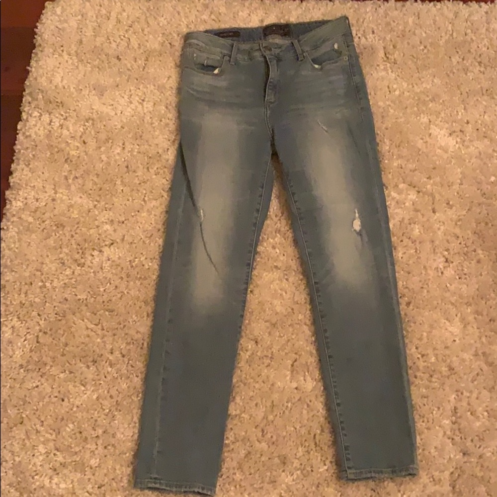 Lucky Brand  Distressed Skinny Jeans